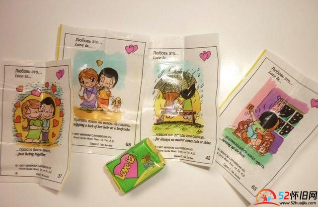 怀旧泡泡糖:糖纸上的love is ... 漫画系列 第1张