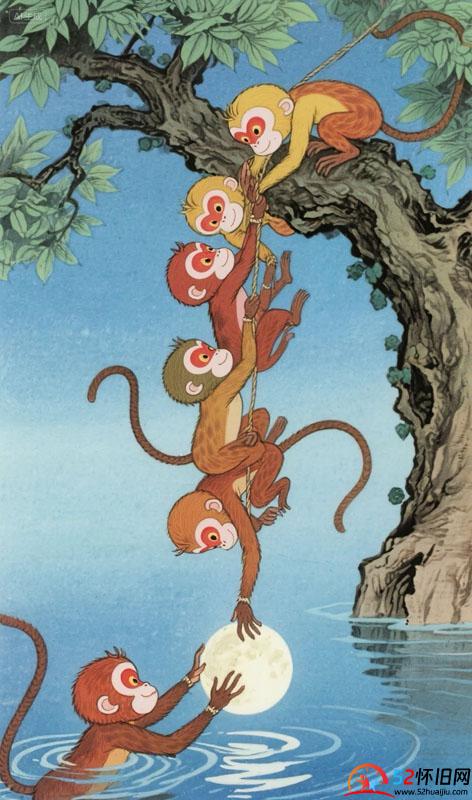 猴子捞月的故事  第3张