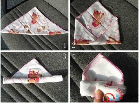 童年美好回忆：用手帕叠的老鼠