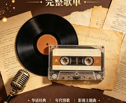 怀旧金曲500首完整歌单（国语 + 粤语经典 80/90 年代老歌）
