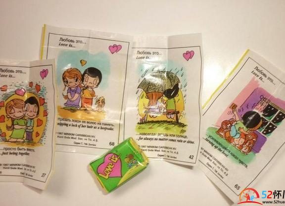 怀旧泡泡糖：糖纸上的love is ... 漫画系列