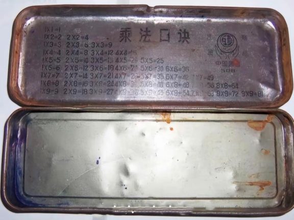 80年代怀旧小时候的文具盒